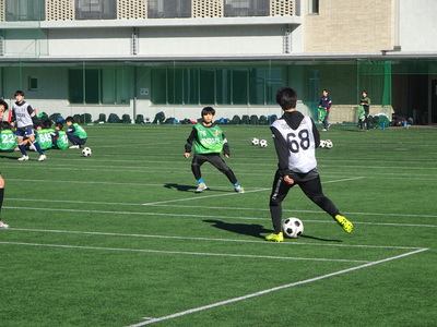 10月受験生サッカー部部活体験について